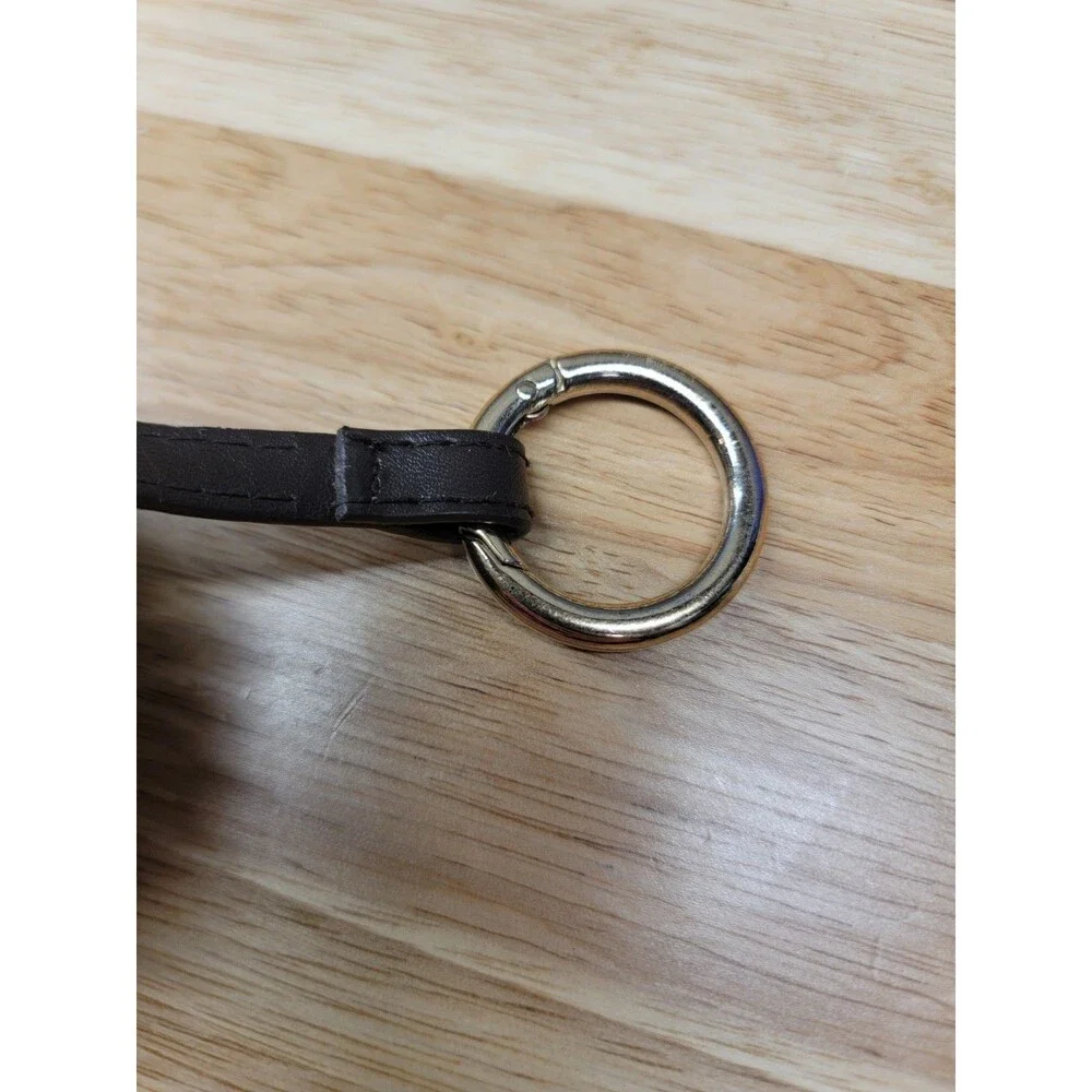 Brown Pom Pom Keychain Accessory